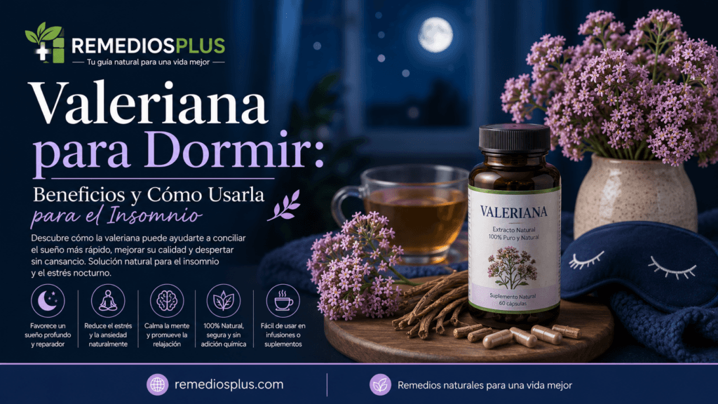 valeriana para dormir